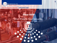 Tablet Screenshot of csfiresafe.com